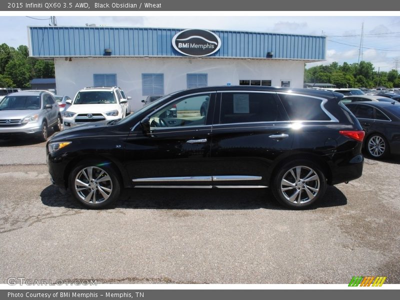 Black Obsidian / Wheat 2015 Infiniti QX60 3.5 AWD
