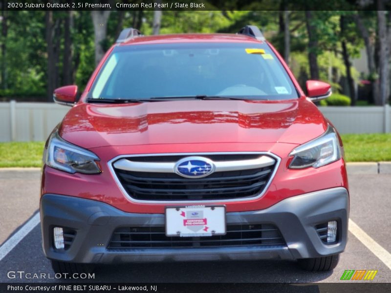 Crimson Red Pearl / Slate Black 2020 Subaru Outback 2.5i Premium