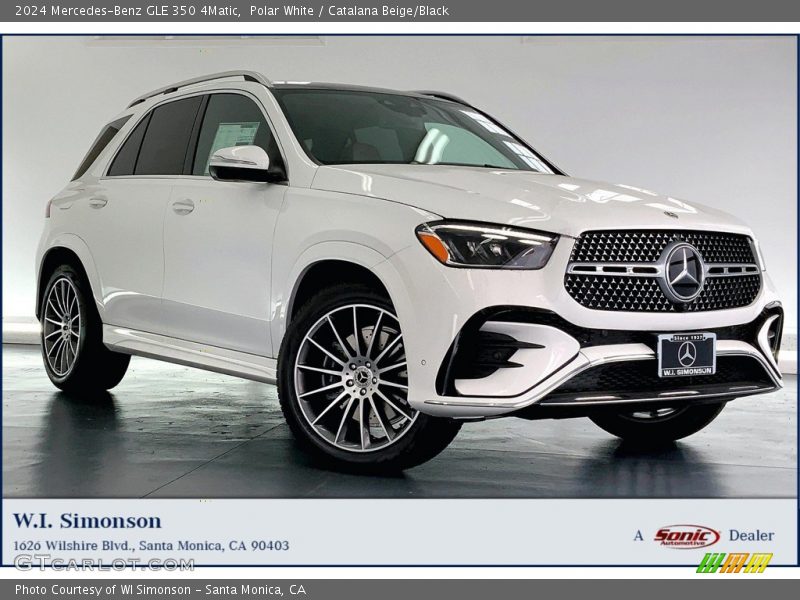 Polar White / Catalana Beige/Black 2024 Mercedes-Benz GLE 350 4Matic