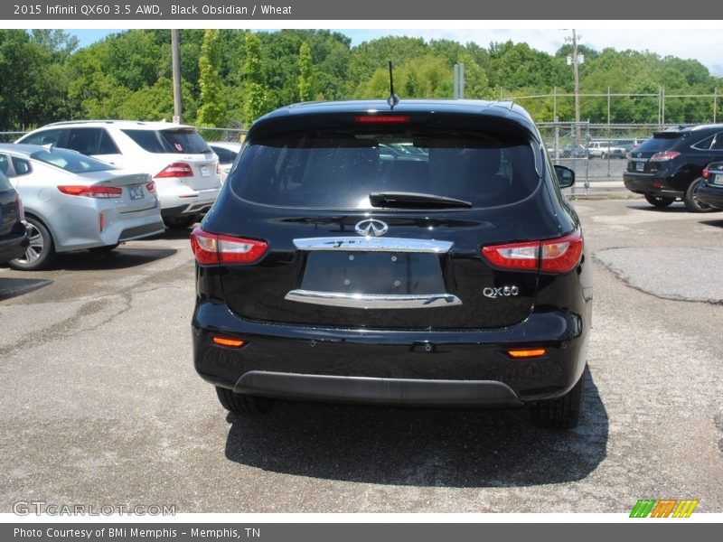 Black Obsidian / Wheat 2015 Infiniti QX60 3.5 AWD