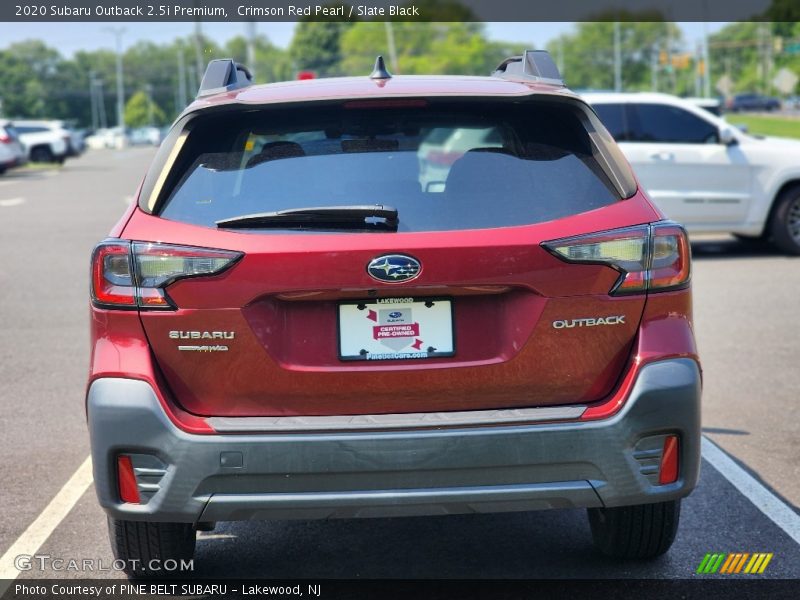 Crimson Red Pearl / Slate Black 2020 Subaru Outback 2.5i Premium