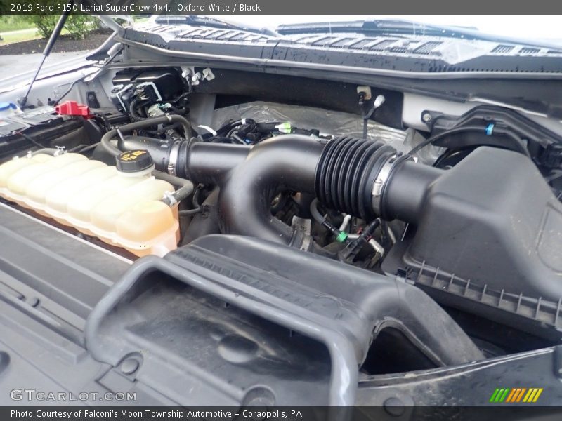 Oxford White / Black 2019 Ford F150 Lariat SuperCrew 4x4