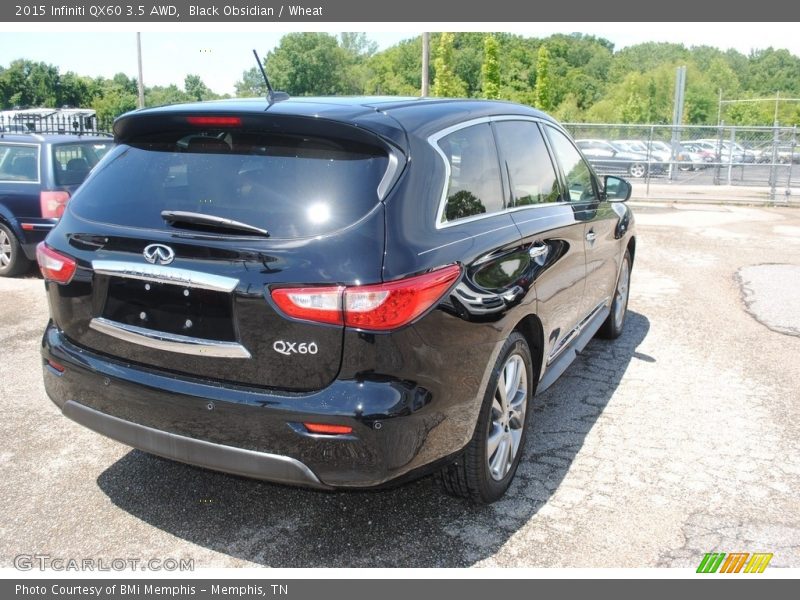 Black Obsidian / Wheat 2015 Infiniti QX60 3.5 AWD
