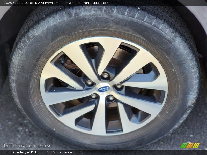 Crimson Red Pearl / Slate Black 2020 Subaru Outback 2.5i Premium