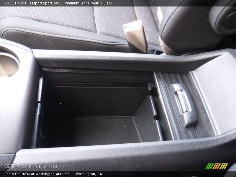 Platinum White Pearl / Black 2021 Honda Passport Sport AWD