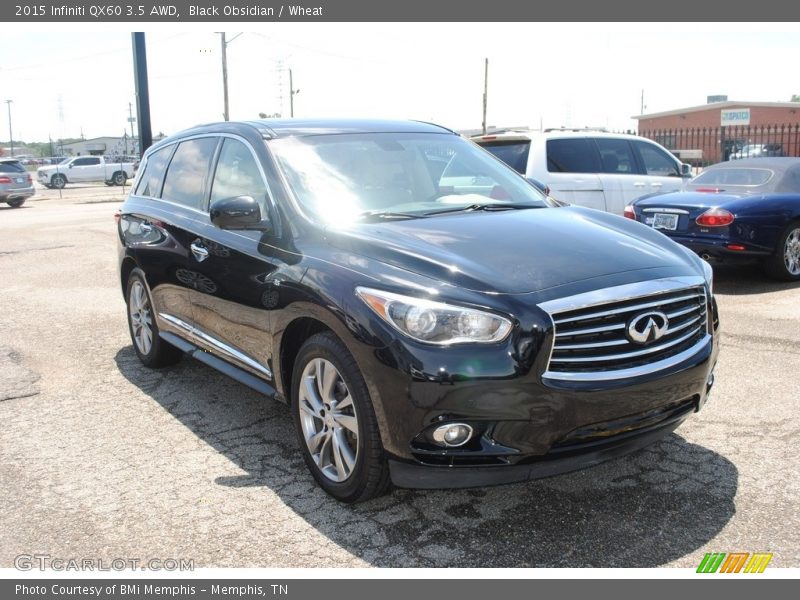 Black Obsidian / Wheat 2015 Infiniti QX60 3.5 AWD