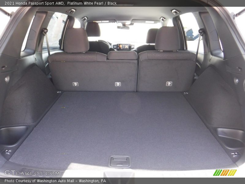 Platinum White Pearl / Black 2021 Honda Passport Sport AWD