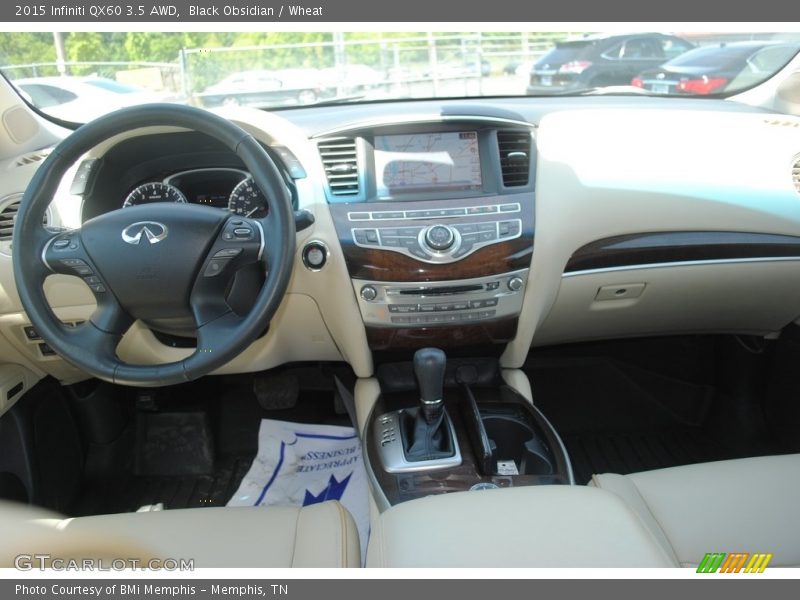 Black Obsidian / Wheat 2015 Infiniti QX60 3.5 AWD
