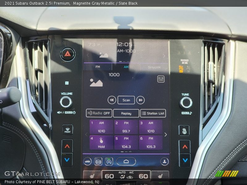 Magnetite Gray Metallic / Slate Black 2021 Subaru Outback 2.5i Premium