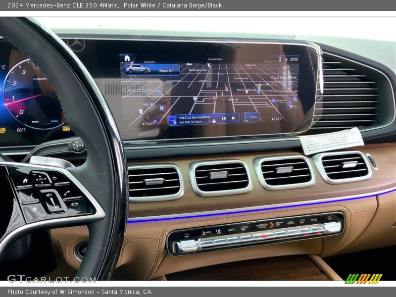 Controls of 2024 GLE 350 4Matic