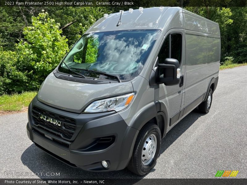 Ceramic Gray / Black 2023 Ram ProMaster 2500 High Roof Cargo Van