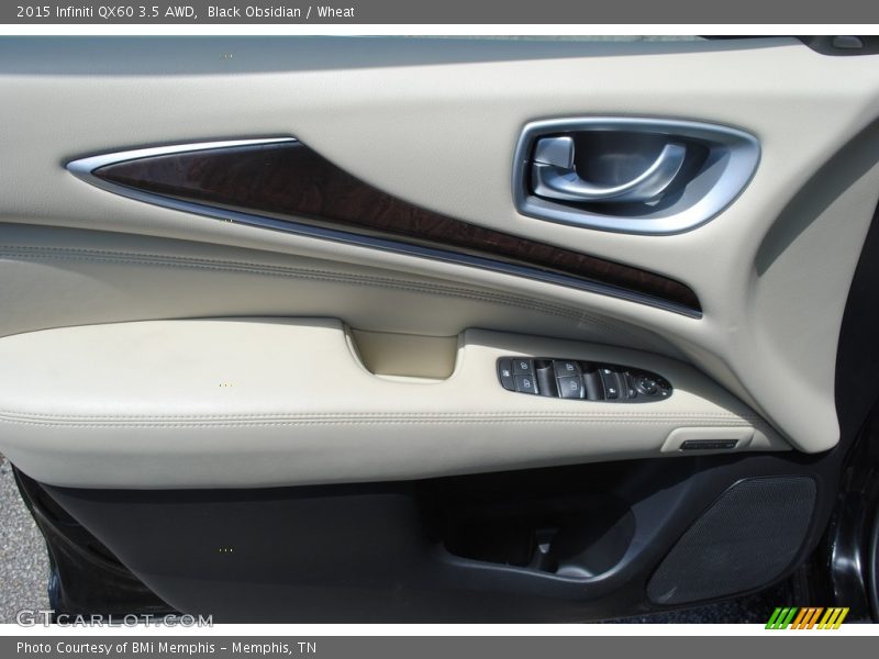 Black Obsidian / Wheat 2015 Infiniti QX60 3.5 AWD