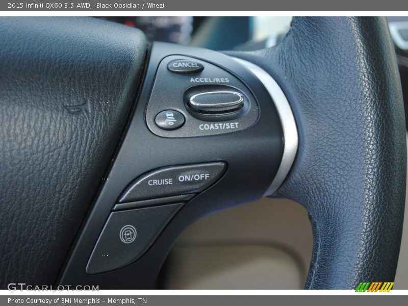 Black Obsidian / Wheat 2015 Infiniti QX60 3.5 AWD