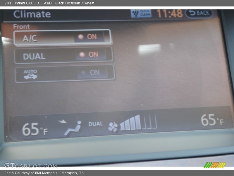 Black Obsidian / Wheat 2015 Infiniti QX60 3.5 AWD