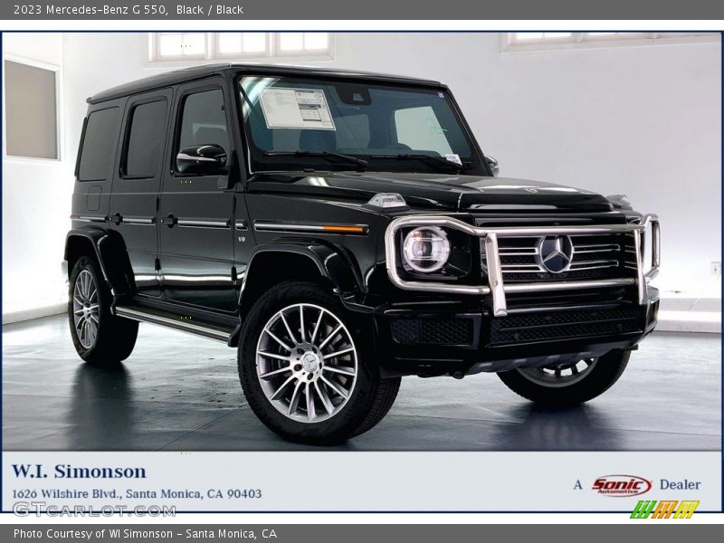 Black / Black 2023 Mercedes-Benz G 550