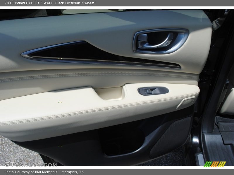 Black Obsidian / Wheat 2015 Infiniti QX60 3.5 AWD