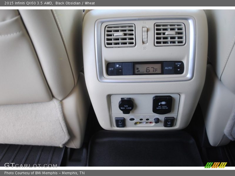 Black Obsidian / Wheat 2015 Infiniti QX60 3.5 AWD
