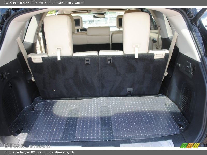 Black Obsidian / Wheat 2015 Infiniti QX60 3.5 AWD