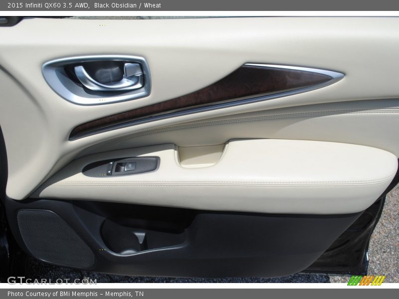 Black Obsidian / Wheat 2015 Infiniti QX60 3.5 AWD