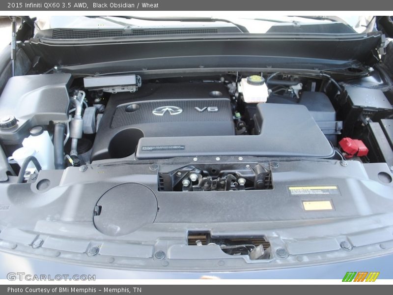 Black Obsidian / Wheat 2015 Infiniti QX60 3.5 AWD