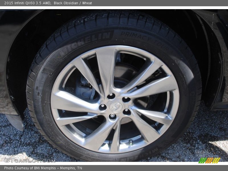 Black Obsidian / Wheat 2015 Infiniti QX60 3.5 AWD