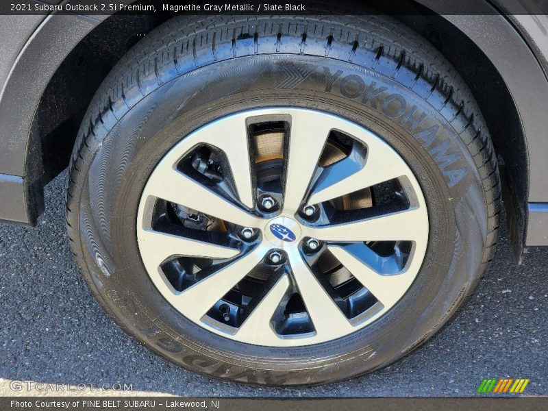 Magnetite Gray Metallic / Slate Black 2021 Subaru Outback 2.5i Premium