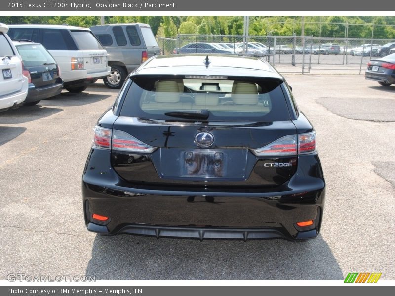 Obsidian Black / Parchment 2015 Lexus CT 200h Hybrid