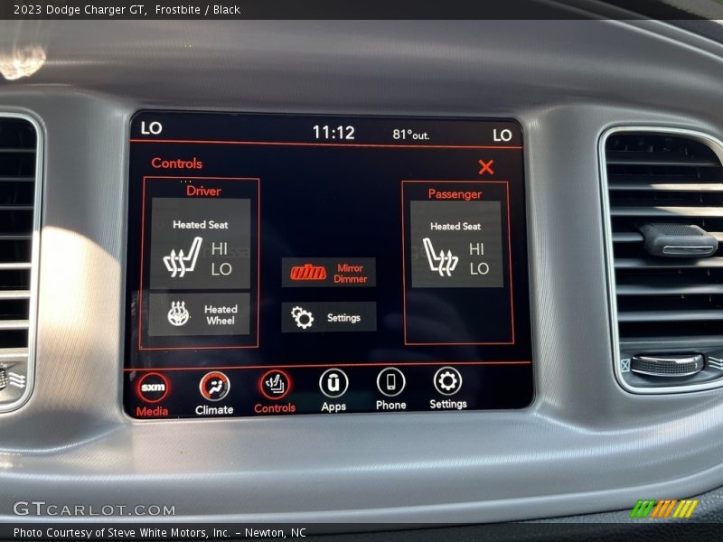 Controls of 2023 Charger GT