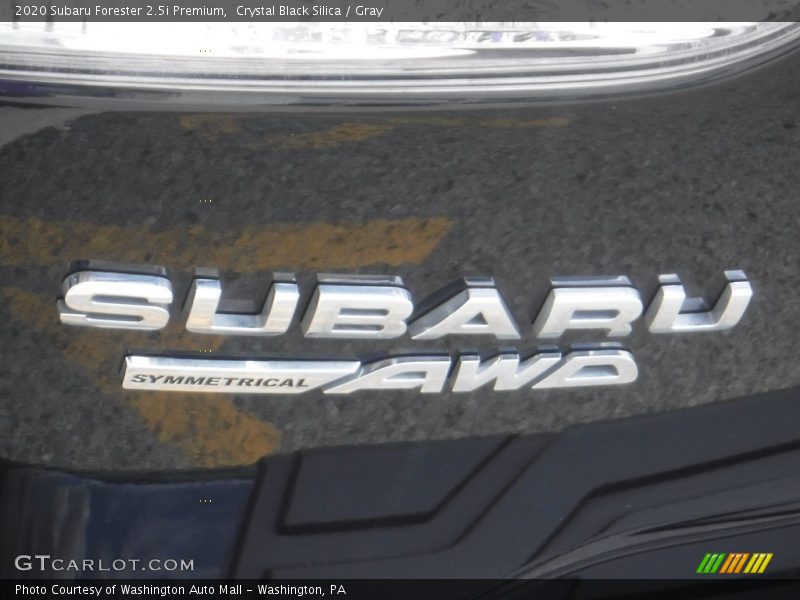 Crystal Black Silica / Gray 2020 Subaru Forester 2.5i Premium