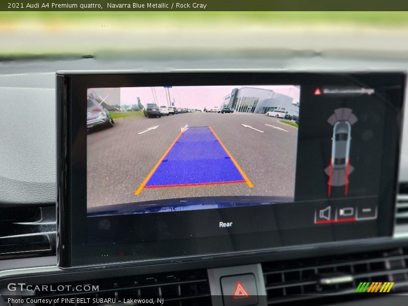 Navarra Blue Metallic / Rock Gray 2021 Audi A4 Premium quattro