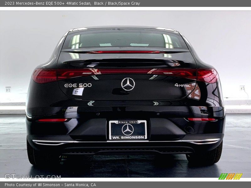 Black / Black/Space Gray 2023 Mercedes-Benz EQE 500+ 4Matic Sedan
