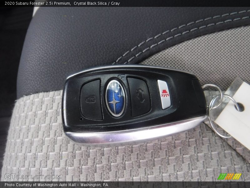 Crystal Black Silica / Gray 2020 Subaru Forester 2.5i Premium