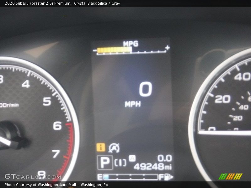 Crystal Black Silica / Gray 2020 Subaru Forester 2.5i Premium