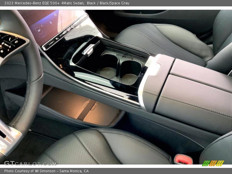 Black / Black/Space Gray 2023 Mercedes-Benz EQE 500+ 4Matic Sedan