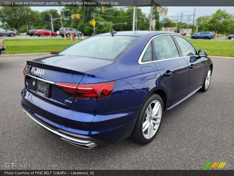 Navarra Blue Metallic / Rock Gray 2021 Audi A4 Premium quattro