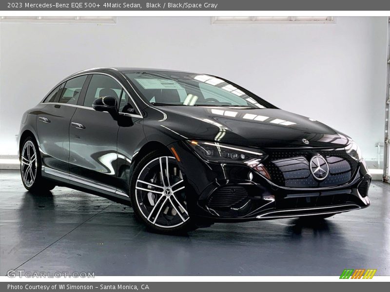 Black / Black/Space Gray 2023 Mercedes-Benz EQE 500+ 4Matic Sedan