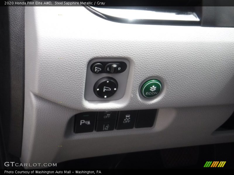 Controls of 2020 Pilot Elite AWD