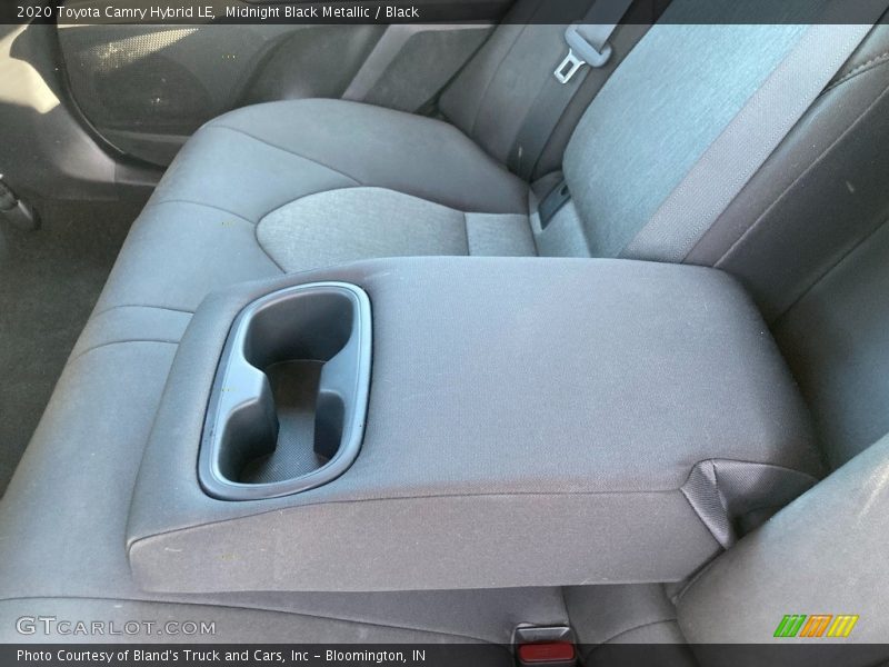 Midnight Black Metallic / Black 2020 Toyota Camry Hybrid LE