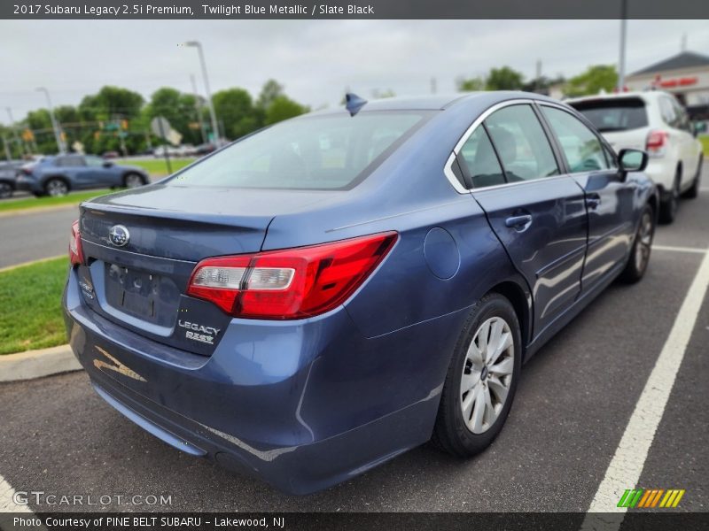 Twilight Blue Metallic / Slate Black 2017 Subaru Legacy 2.5i Premium