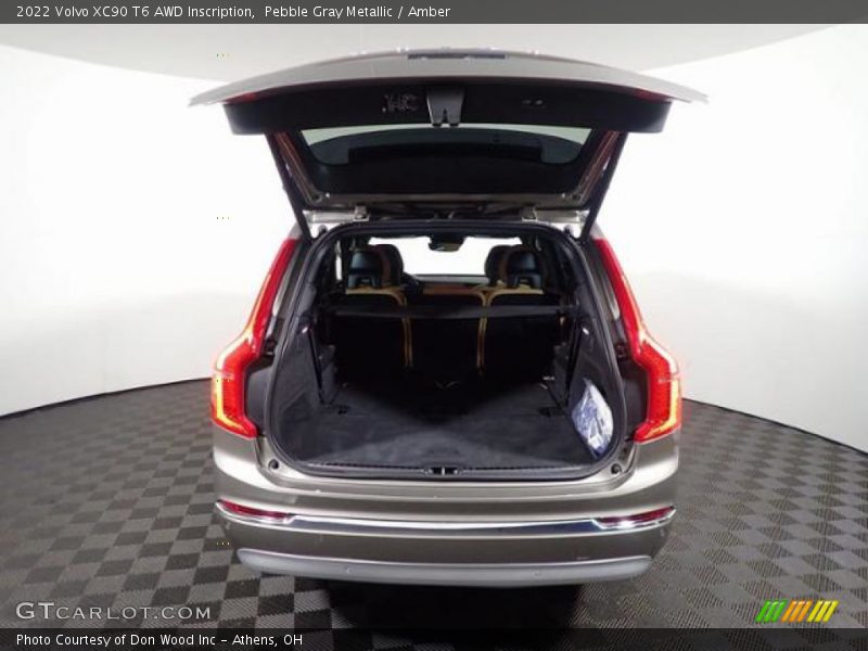 Pebble Gray Metallic / Amber 2022 Volvo XC90 T6 AWD Inscription