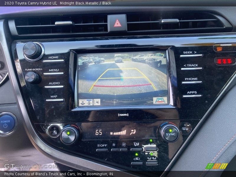 Midnight Black Metallic / Black 2020 Toyota Camry Hybrid LE