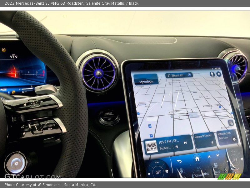 Navigation of 2023 SL AMG 63 Roadster