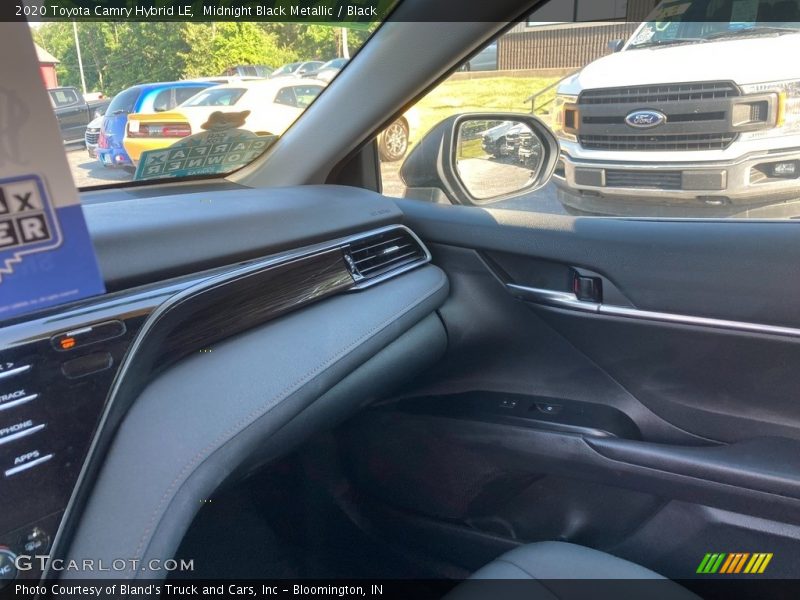 Midnight Black Metallic / Black 2020 Toyota Camry Hybrid LE