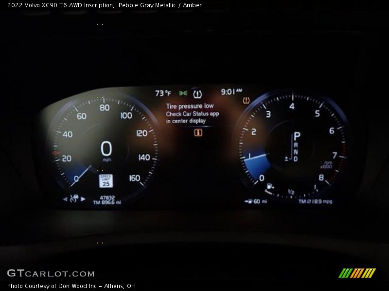  2022 XC90 T6 AWD Inscription T6 AWD Inscription Gauges