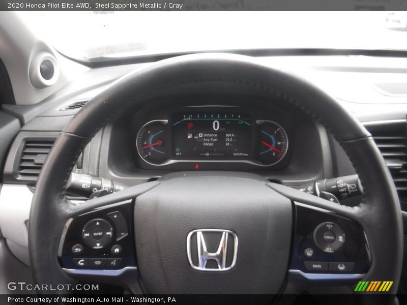  2020 Pilot Elite AWD Steering Wheel