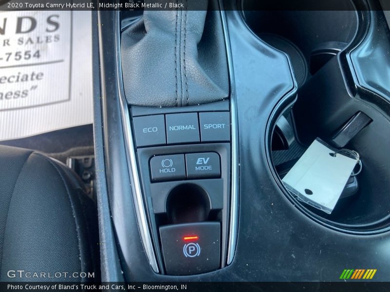 Midnight Black Metallic / Black 2020 Toyota Camry Hybrid LE