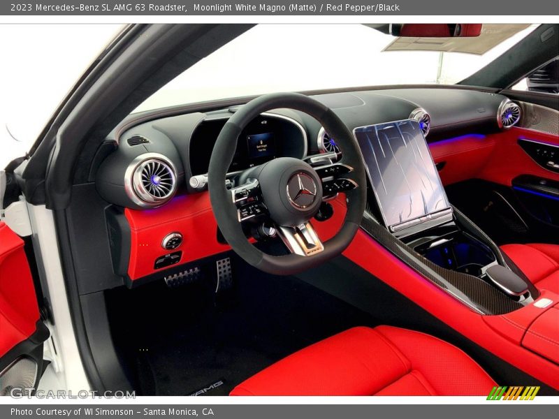 Front Seat of 2023 SL AMG 63 Roadster