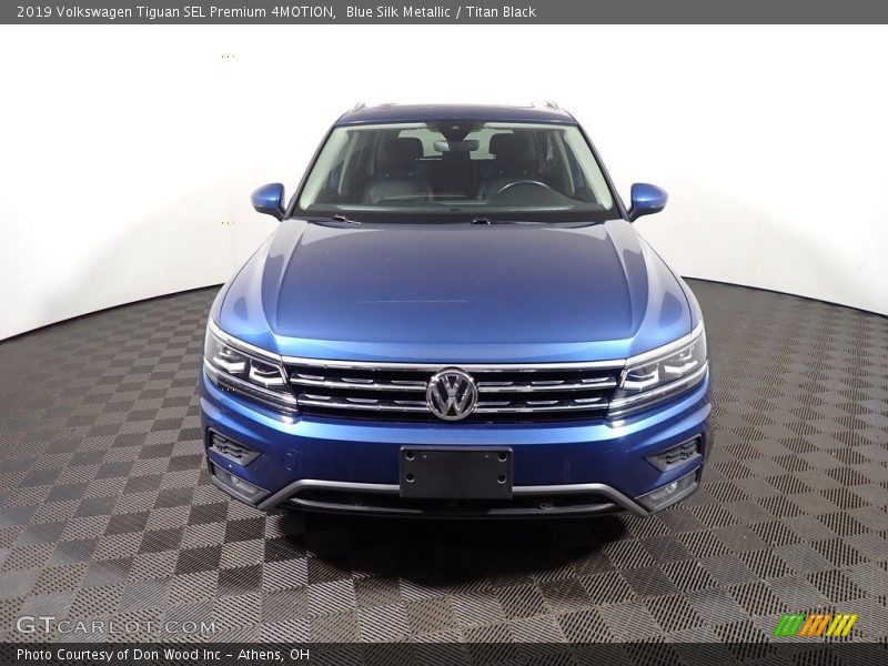 Blue Silk Metallic / Titan Black 2019 Volkswagen Tiguan SEL Premium 4MOTION