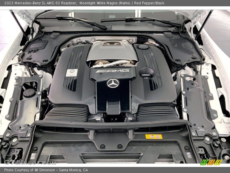  2023 SL AMG 63 Roadster Engine - 4.0 Liter DI biturbo DOHC 32-Valve VVT V8