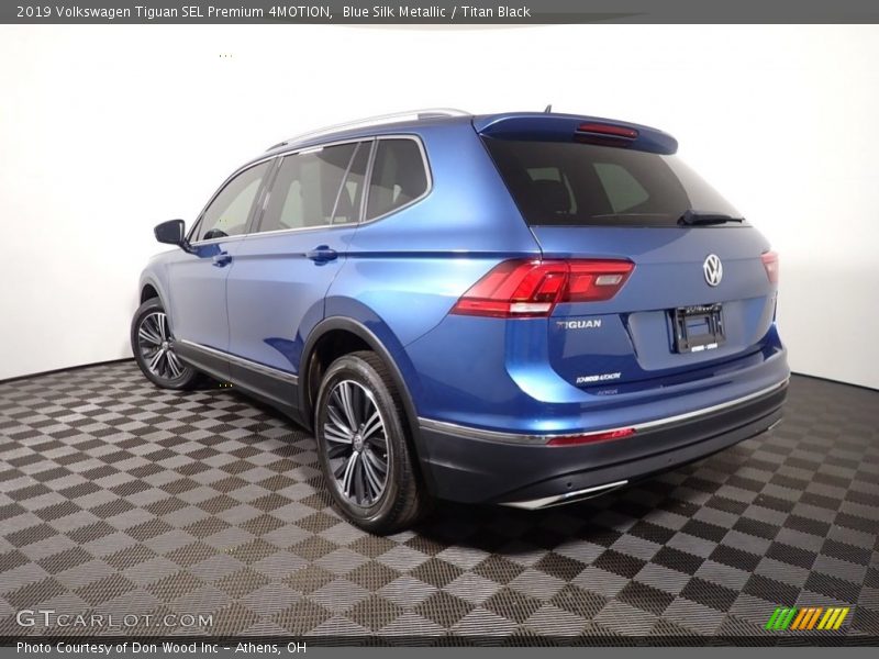 Blue Silk Metallic / Titan Black 2019 Volkswagen Tiguan SEL Premium 4MOTION